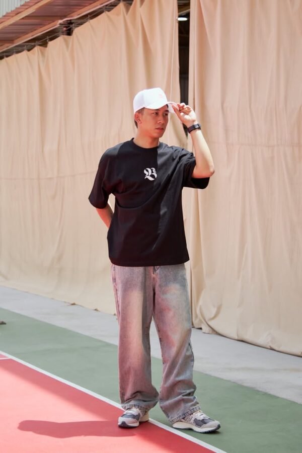 EDITION 4 : THE ACHIVE LINEUP 2026 | BAGGY TSHIRT - BLACK