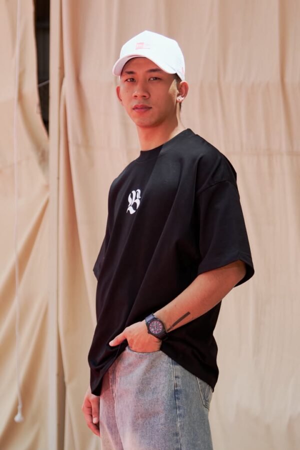 EDITION 4 : THE ACHIVE LINEUP 2026 | BAGGY TSHIRT - BLACK